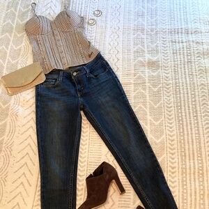 Levi's 535 Super Skinny Dark Wash Sz 26